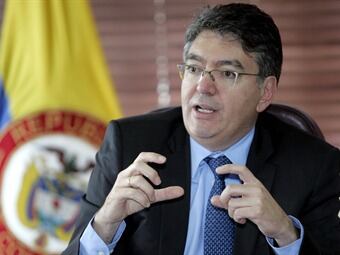 Ministro de Minas y Energía, Mauricio Cárdenas Santamaría.