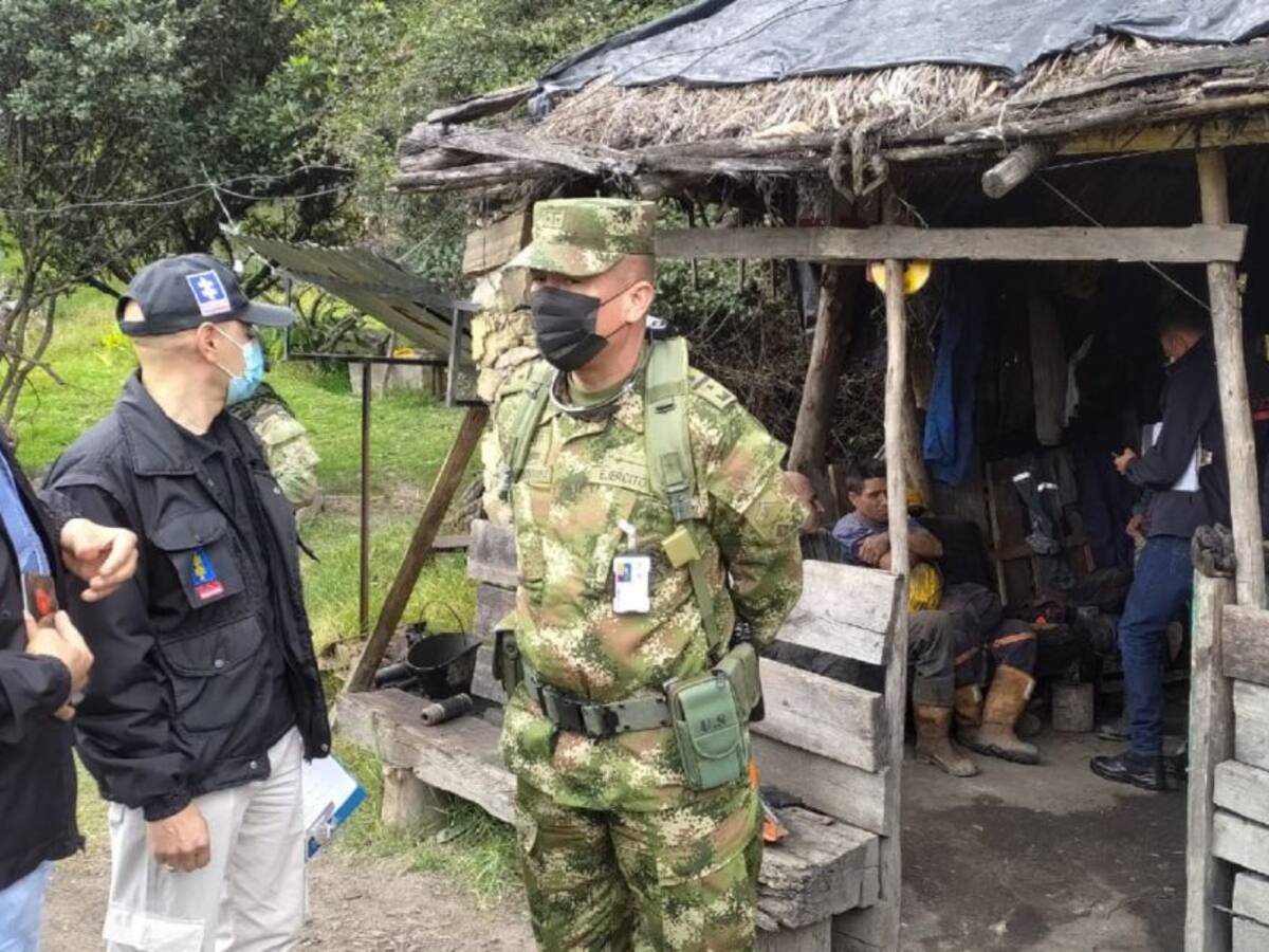 Cierran seis socavones de carbón en Socha y capturan 10 personas