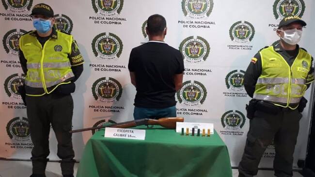 Arma de fuego incautada