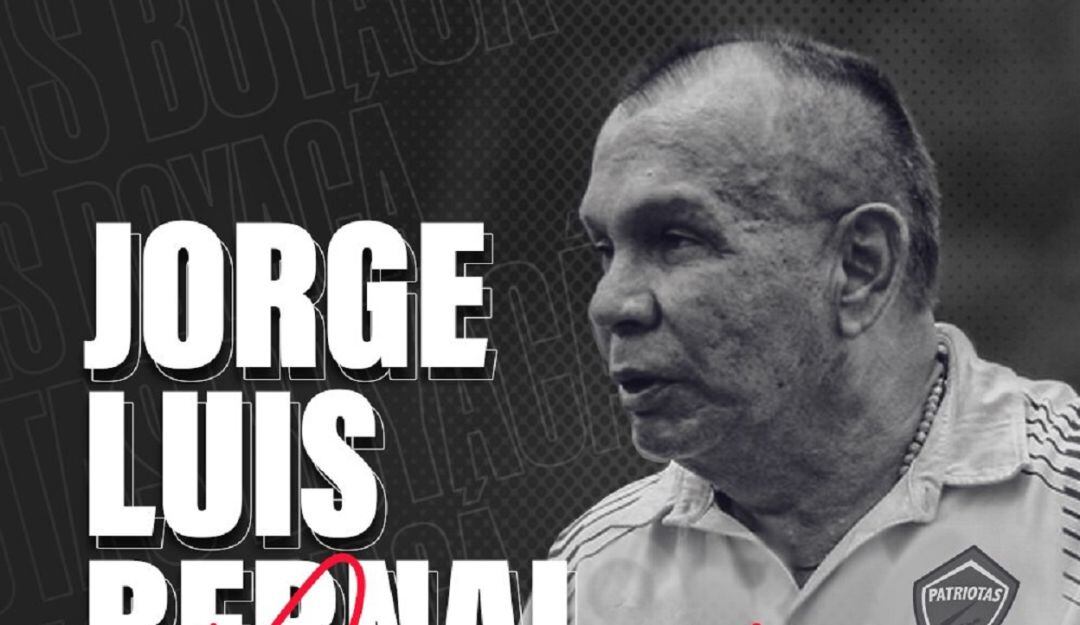 Jorge Luis Bernal, técnico provisional de Patriotas.