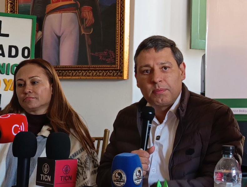El candidato presidencial Óscar Mauricio Lizcano estuvo en Tunja, Boyacá, dando a conocer sus propuestas para llegar al primer cargo del país / Foto: Caracol Radio