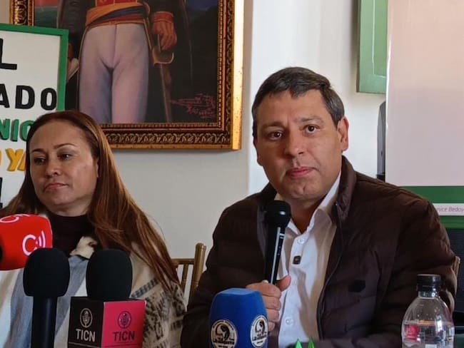 El candidato presidencial Óscar Mauricio Lizcano estuvo en Tunja, Boyacá, dando a conocer sus propuestas para llegar al primer cargo del país / Foto: Caracol Radio