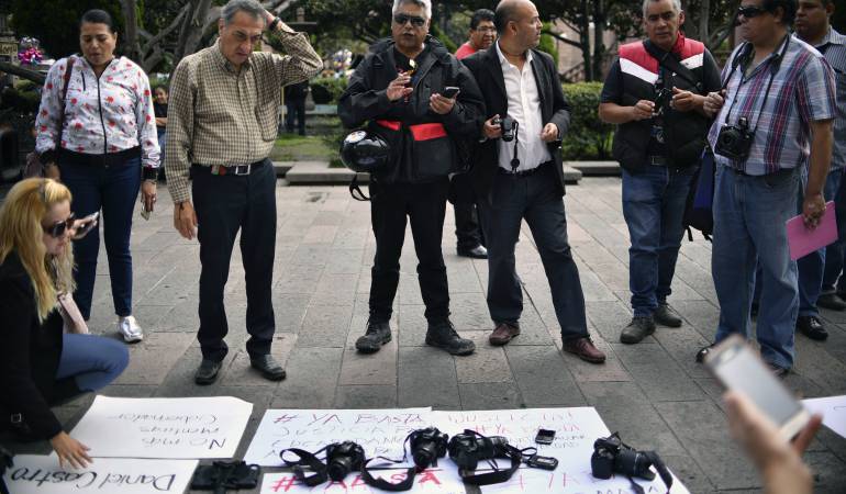 Violencia contra periodistas en México 
