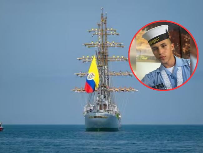 Aún no se conocen las causas de su caída del Buque Gloria. Imagen | Caracol Radio