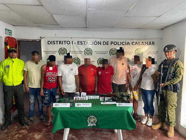Capturan a ocho presuntos integrantes del ‘Clan del Golfo’ que delinquían en Bolívar