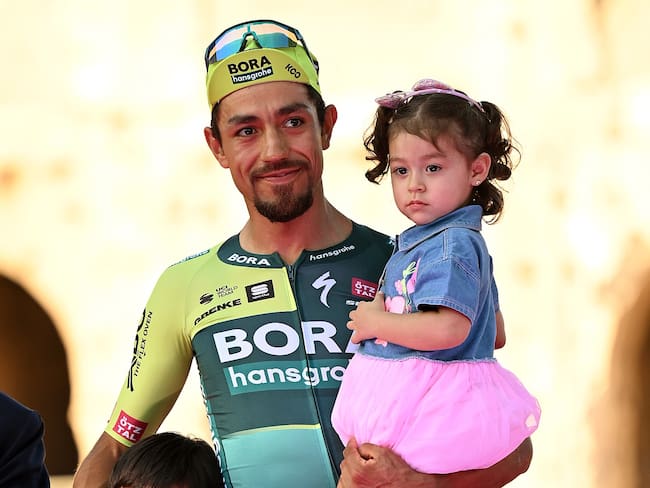 Daniel Felipe Martínez, subcampeón del Giro de Italia / Getty Images