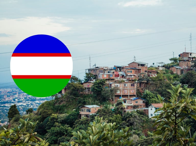 Barrios de Cali (Getty Images) / Bandera de Cali