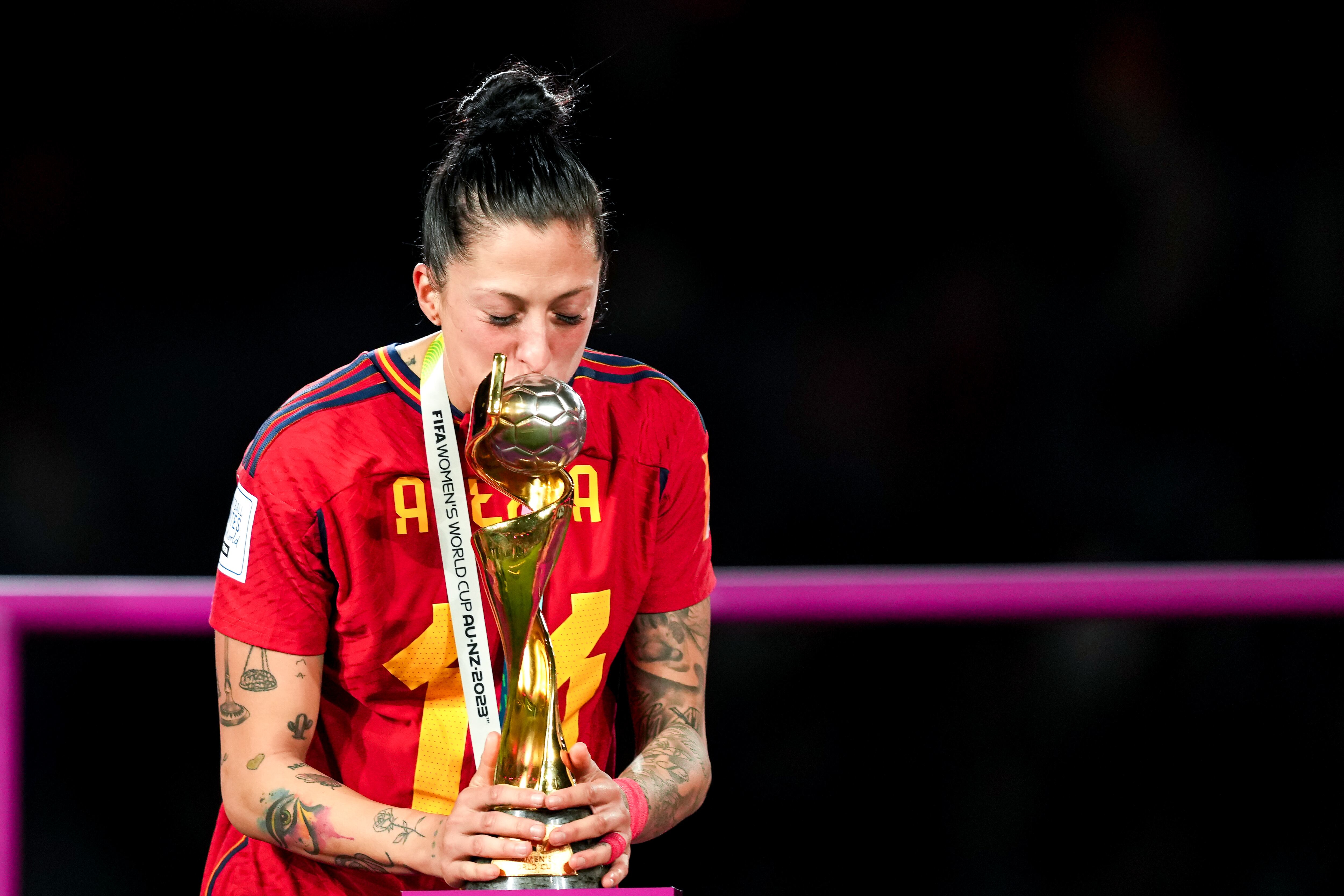 Jennifer Hermoso con la selección española (Photo by Daniela Porcelli/ISI Photos/Getty Images)
