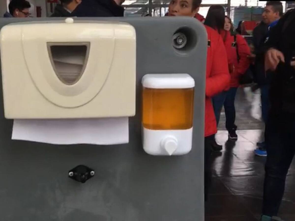 Empiezan a funcionar los puestos portátiles de lavado de manos