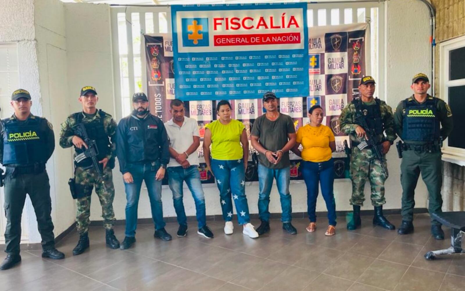 Fotografía suministrada Fiscalía Caldas