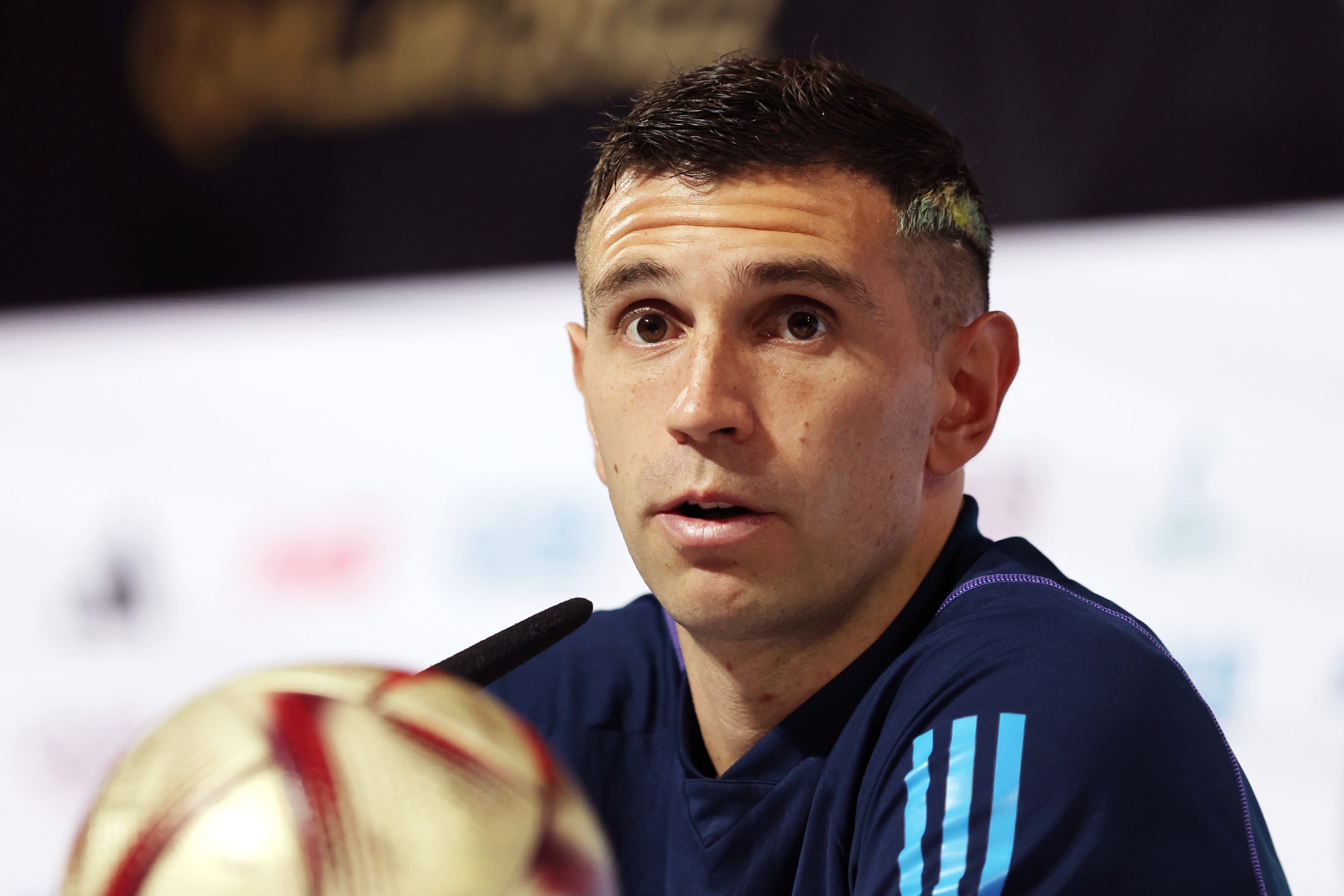 Emiliano Martínez, arquero de Argentina. (Photo by Mohamed Farag/Getty Images)