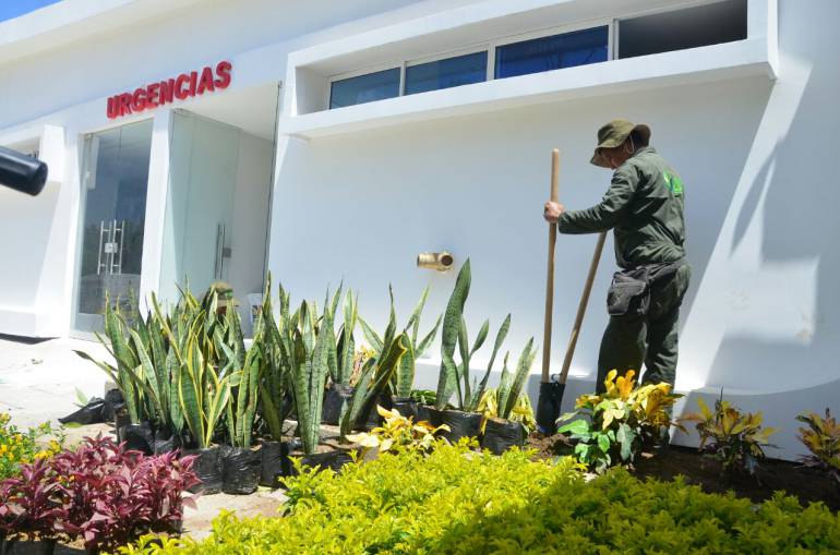 Centro de Salud de Taganga. Alcaldía de Santa Marta