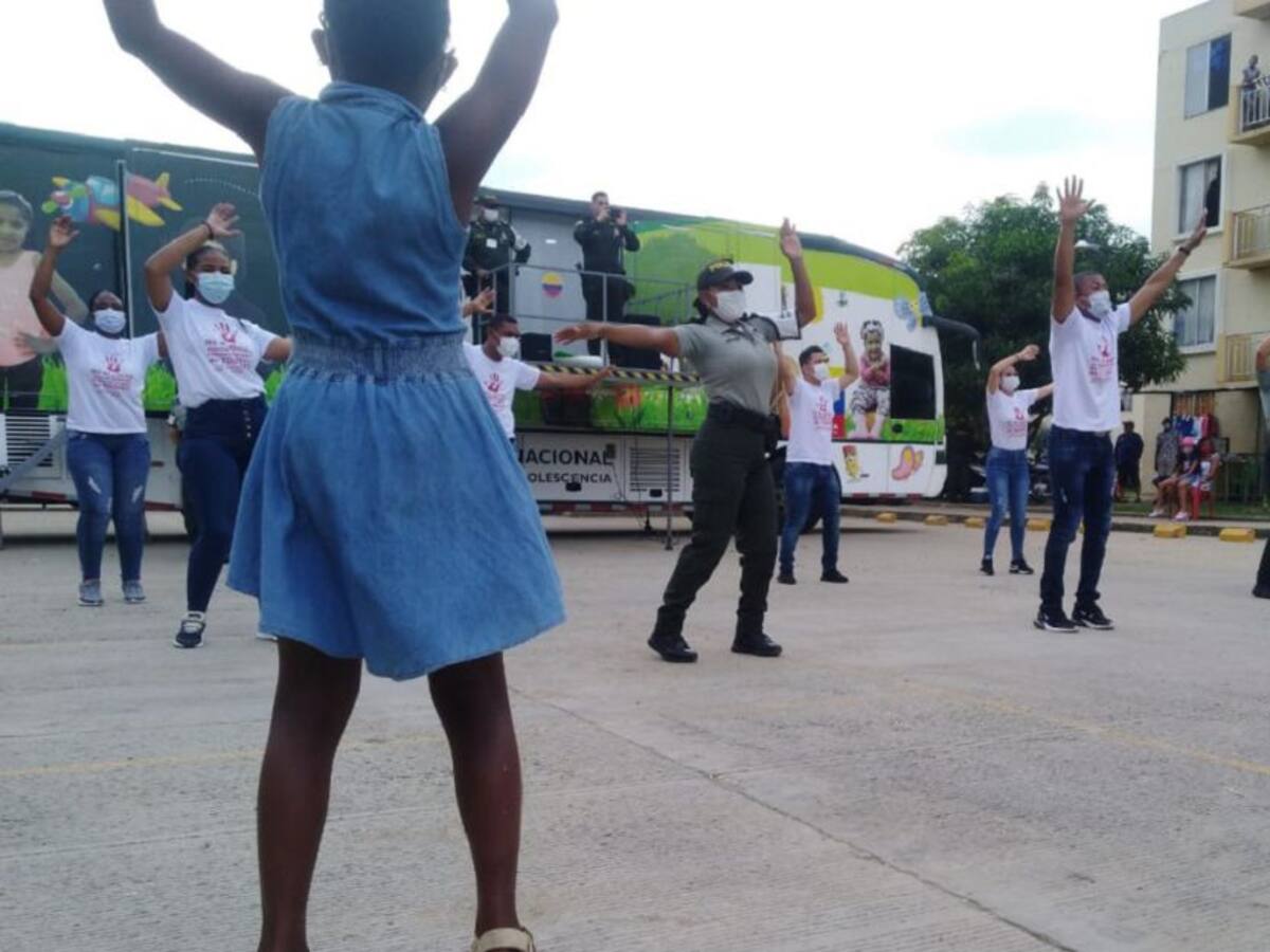 Policía realiza campaña contra el abuso sexual infantil en Cartagena