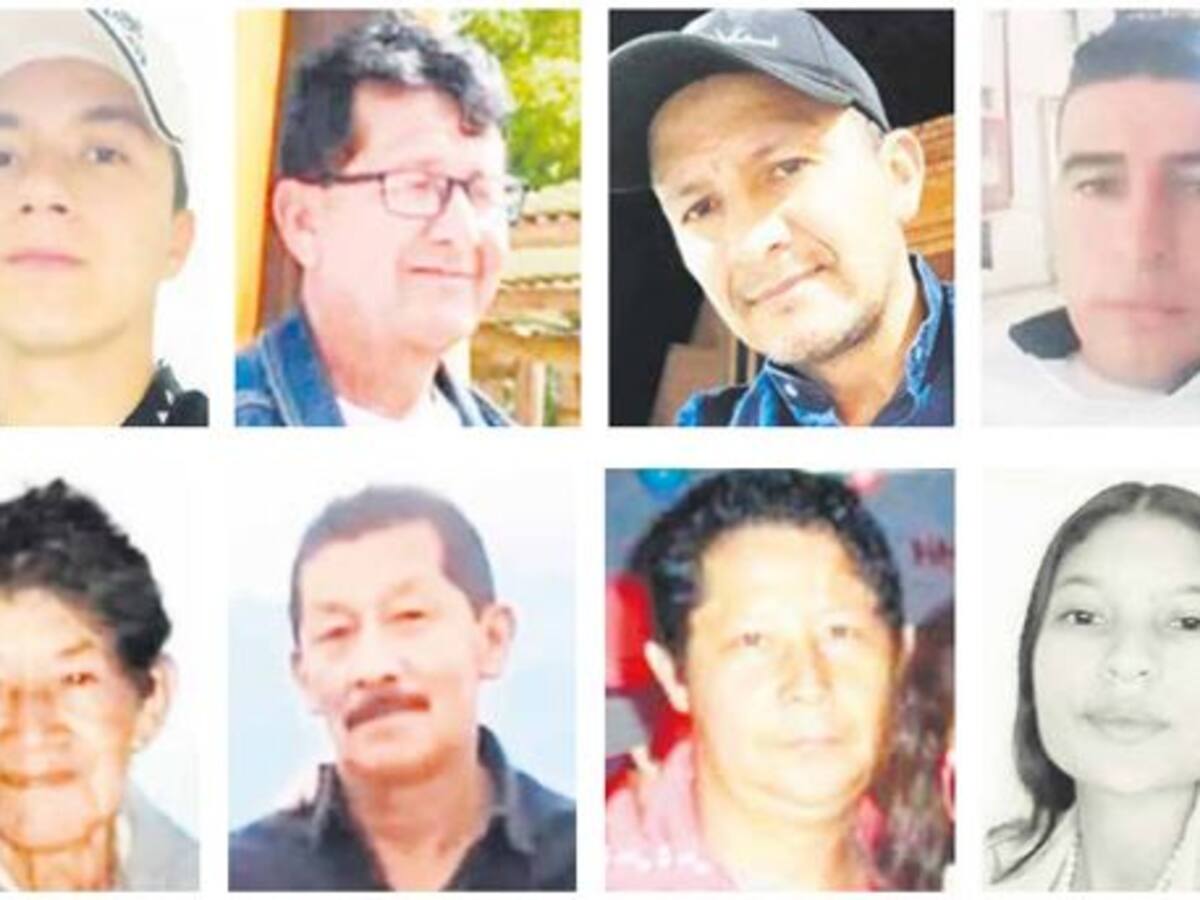 Los rostros de la tragedia en el Huila