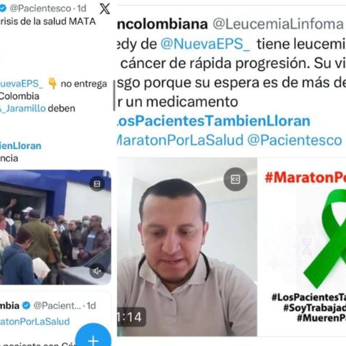 Maratón por la Salud en X deja impactantes testimonios de pacientes afectados en el país