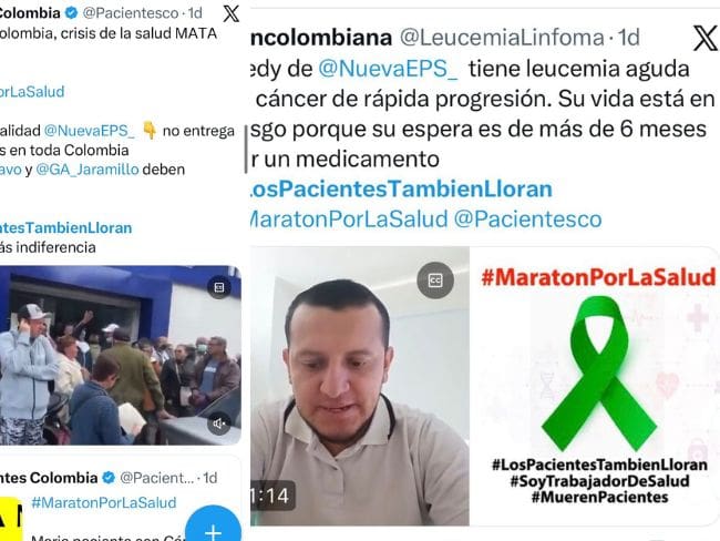 Maratón por la Salud en X deja impactantes testimonios de pacientes afectados en el país