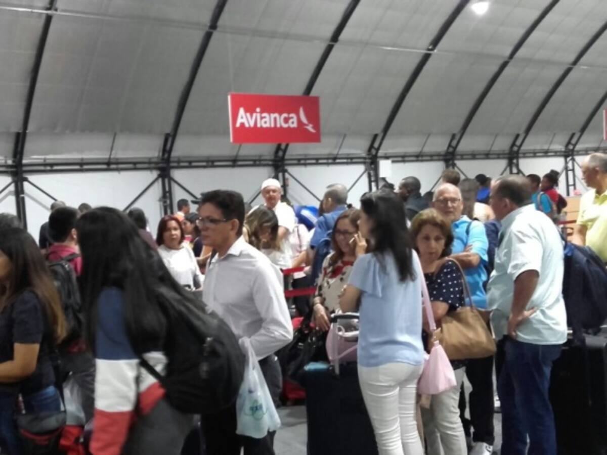 Cancelaciones y retrasos de vuelos en el Aeropuerto Ernesto Cortissoz