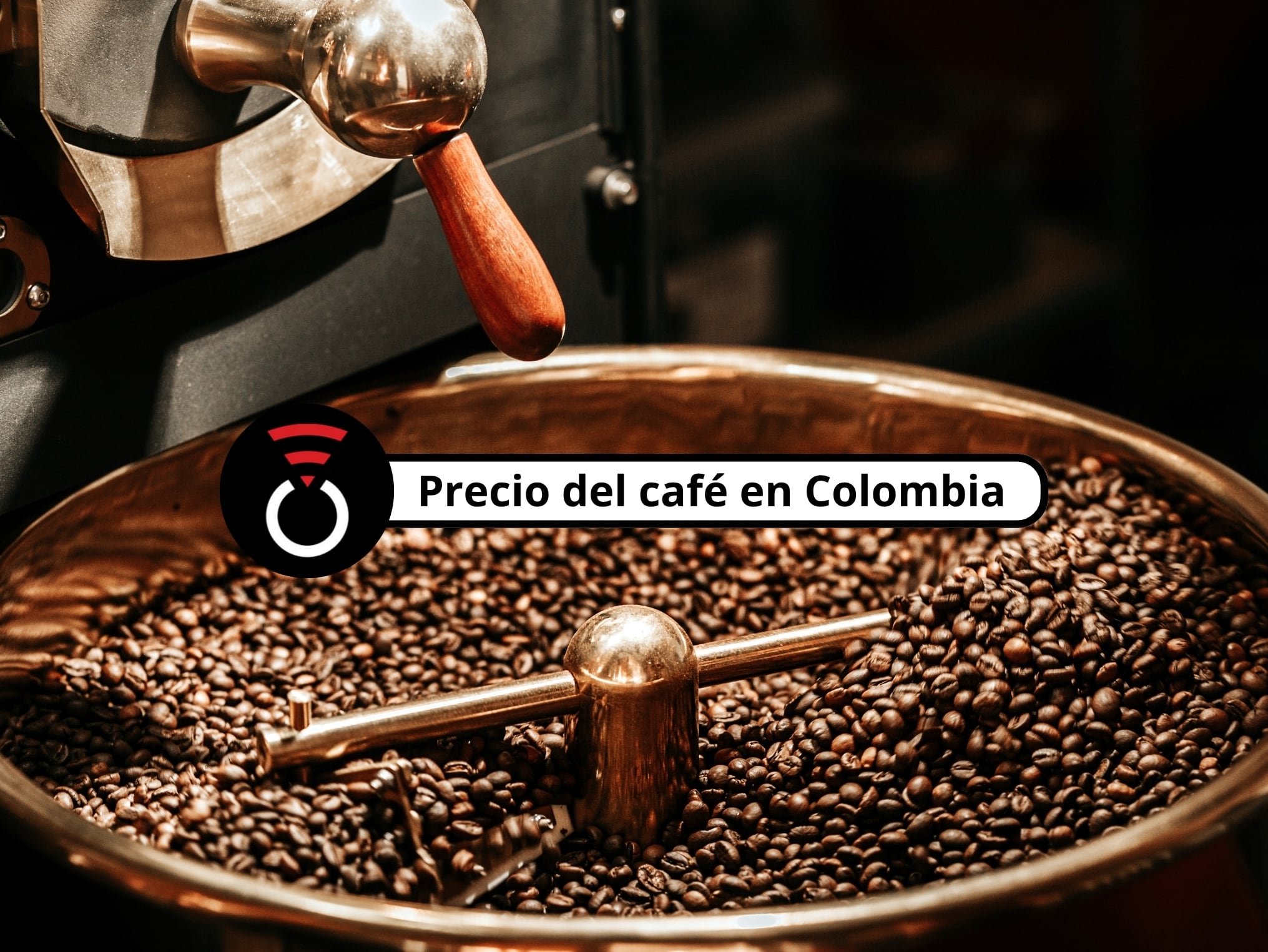 De fondo: Máquina de procesado de café (Crédito: Getty Images)