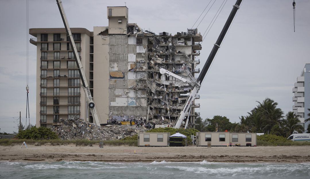 Edificio colapsado en Surfside