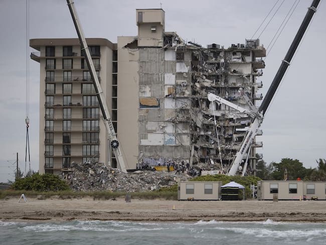 Edificio colapsado en Surfside
