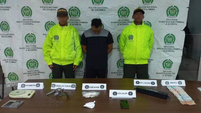 En cuatro diligencias de registro y allanamiento la Policía encontró 150 gramos de marihuana en este sector del barrio Olaya Herrera