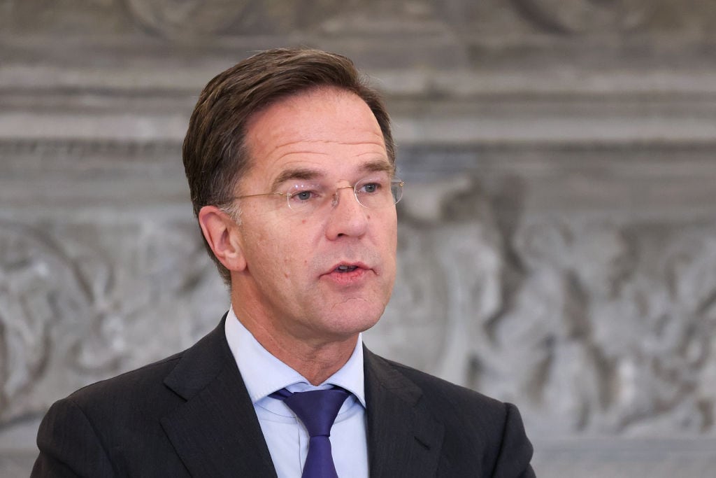 Mark Rutte, secretario general de la OTAN. FOTO: Costas Baltas/Anadolu vía Getty Images