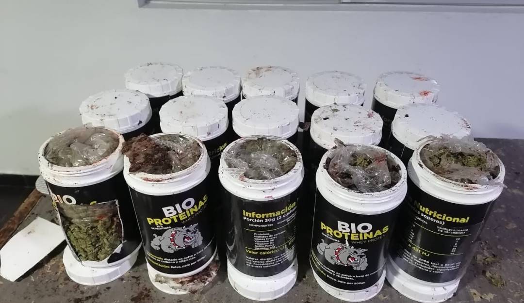 Incautan 8 kilos de marihuana en vías de Manizales. Crédito: Policía Metropolitana de Manizales.