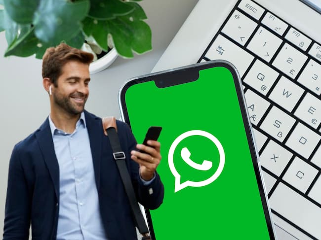 Imagen de referencia. Hombre con celular - Ilustración WhatsApp: Getty Images.