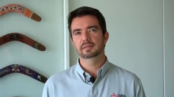 Cándido Aguilar presidente de la junta directiva de la Cámara de Comercio de Bucaramanga