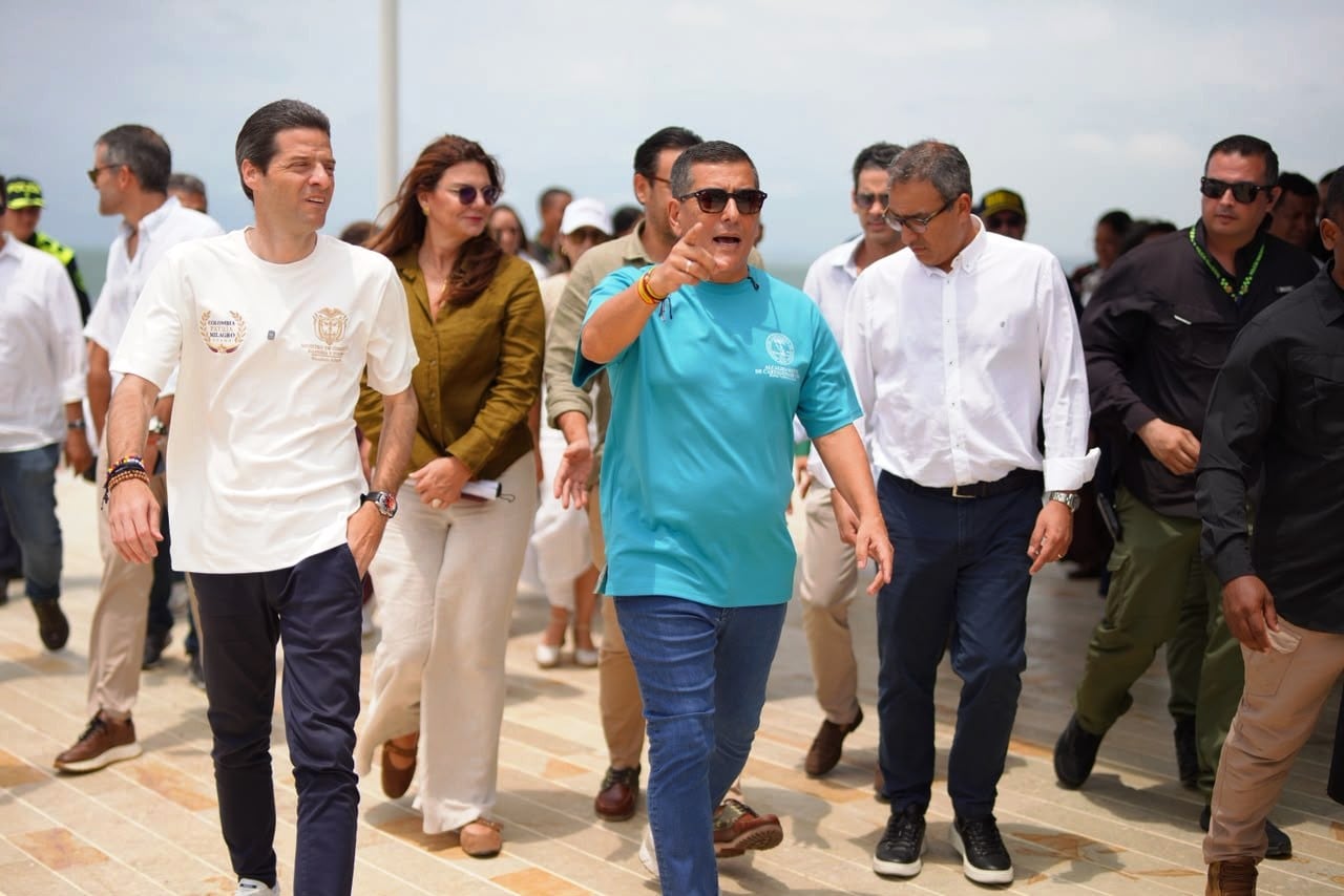 24 horas después del anuncio: se inicia el trabajo para la Fase 2 del Gran Malecón del Mar hasta Bocagrande