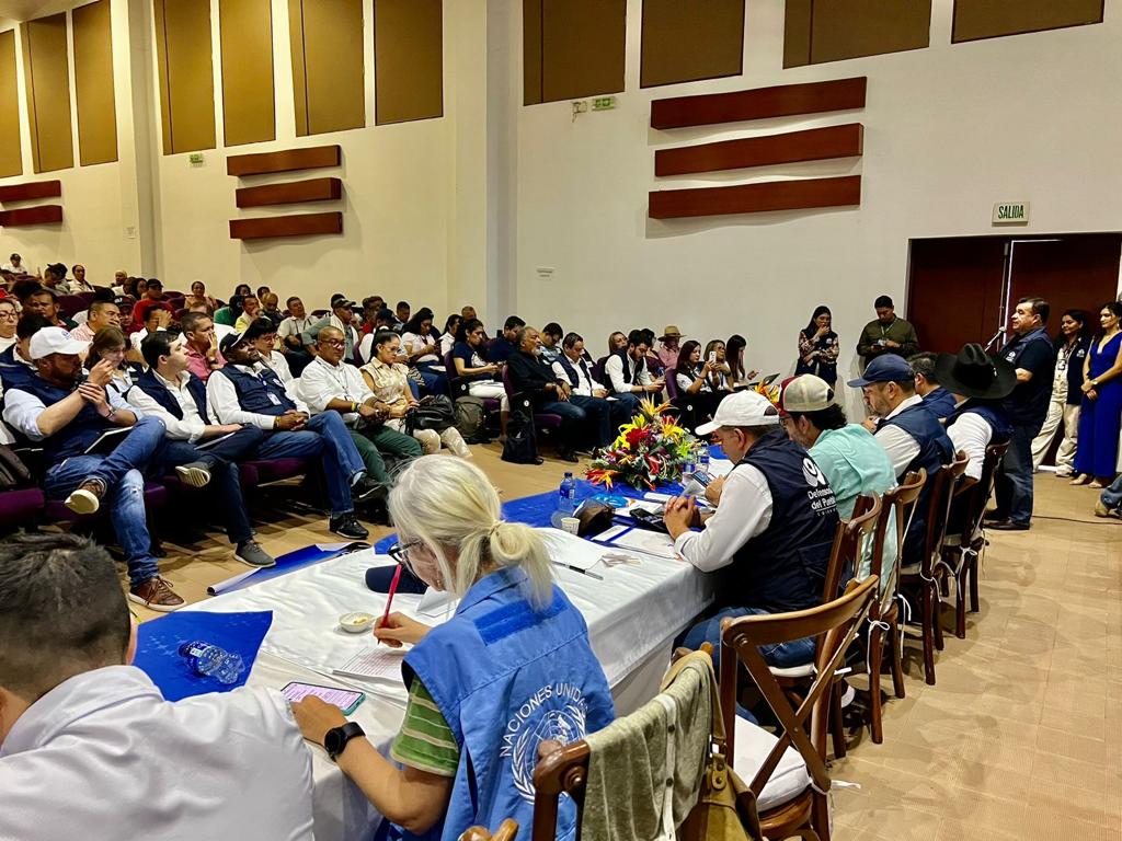 En riesgo población civil de tres municipios del Meta. Cortesía Defensoría del Pueblo