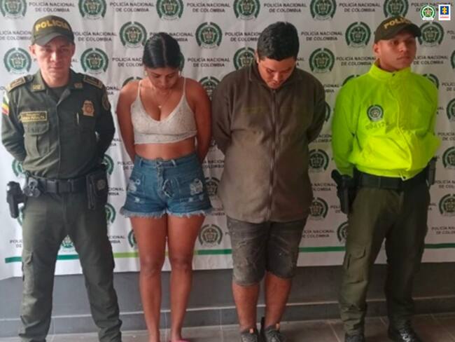 Las dos personas fueron capturadas en el sector de La Pioja en Espinal, Tolima