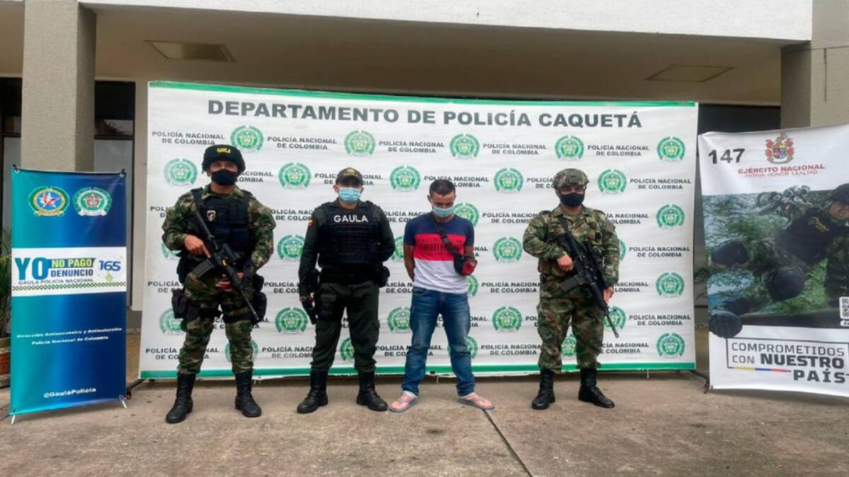 Alias ‘Luisito’ fue capturado en el Caquetá