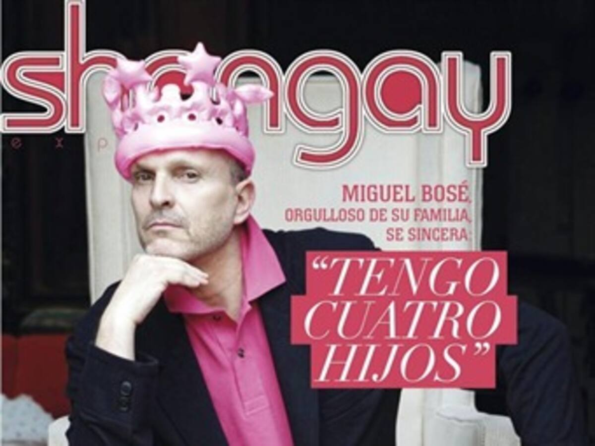 Miguel Bosé confiesa que es padre de cuatro hijos