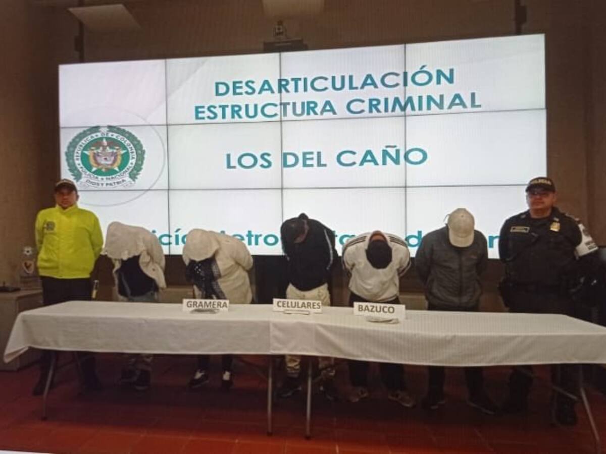 Capturados seis delincuentes con más de 45 anotaciones judiciales en Tunja