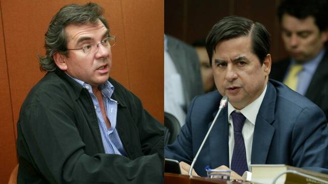 Germán Varón Cotrino y Juan Fernando Cristo. Foto: Colprensa