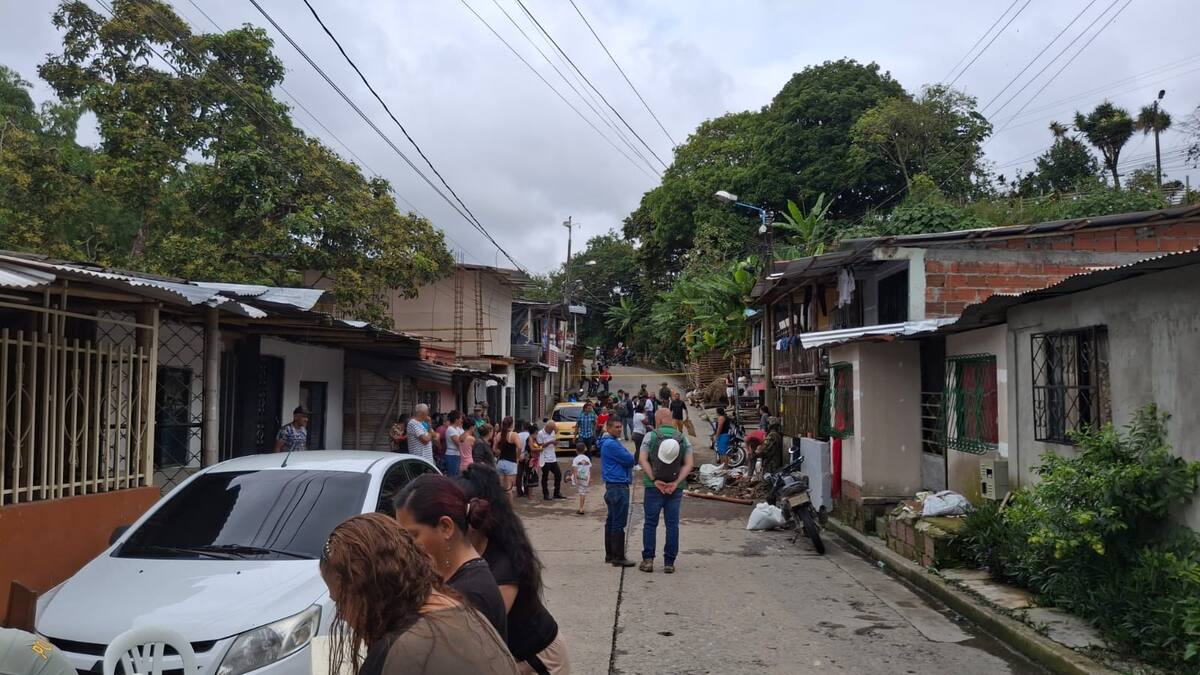 Lilia Molina, habitante barrio Las Veraneras de Armenia
