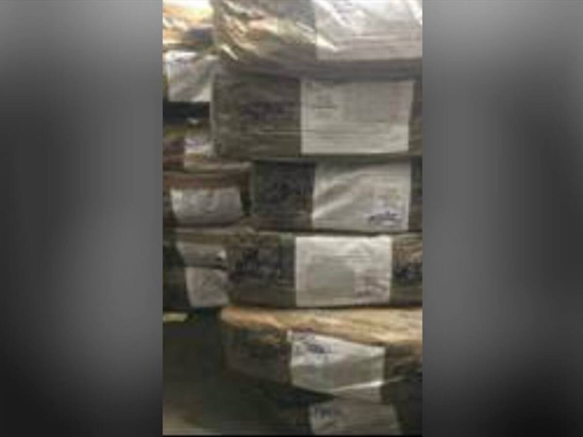 Fueron decomisadas 1.3 toneladas de cocaína avaluadas en 26 millones de dólares