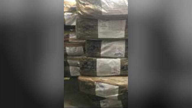 Fueron decomisadas 1.3 toneladas de cocaína avaluadas en 26 millones de dólares. Foto: Policía