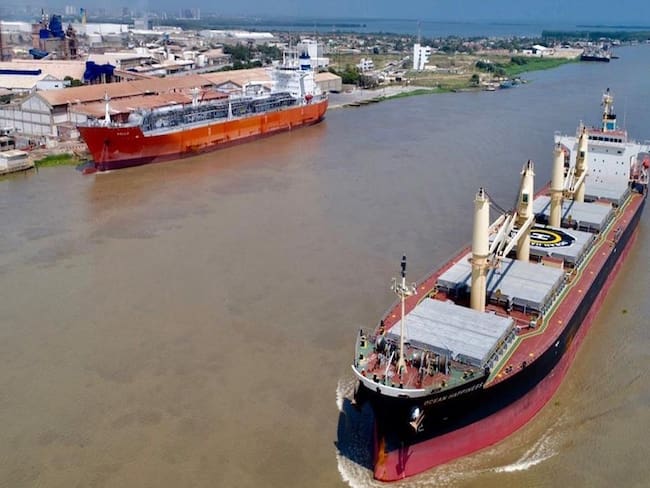 Inicia labores la draga permanente en el Puerto de Barranquilla