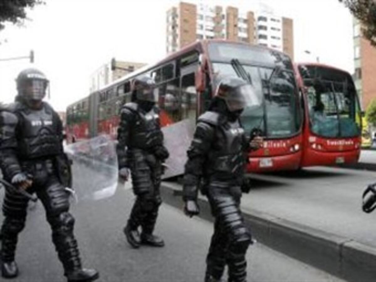 Alcaldía de Bogotá garantiza la seguridad del servicio de Transmilenio este lunes