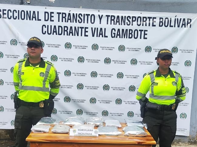 Incautan más de 4.700 dosis de marihuana en las carreteras de Bolívar