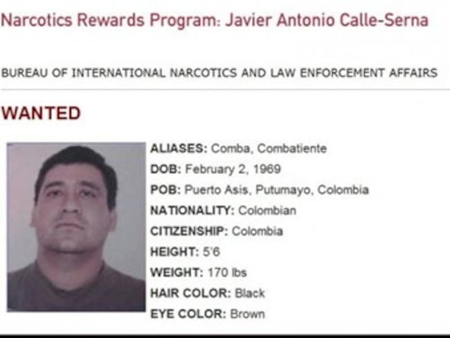 Piden a juez en EE.UU. cambiar defensa de alias Comba