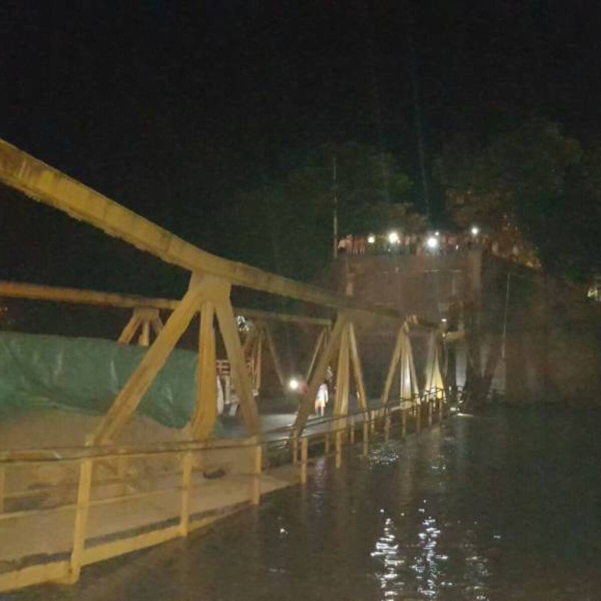 Boyacá afectado en movilidad por la caída del puente sobre el río Charte en Casanare
