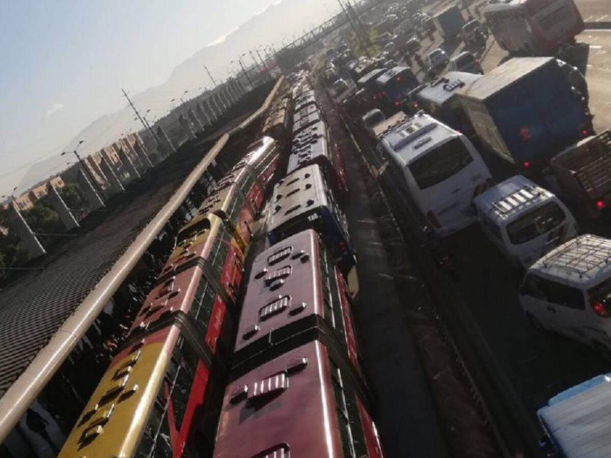 Bloqueos en Transmilenio de las Américas