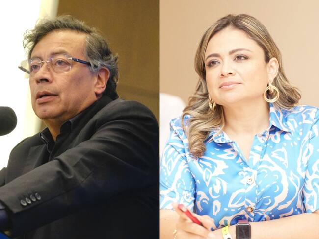 Gustavo Petro y Lina María Garrido. Fotos: suminisradas.