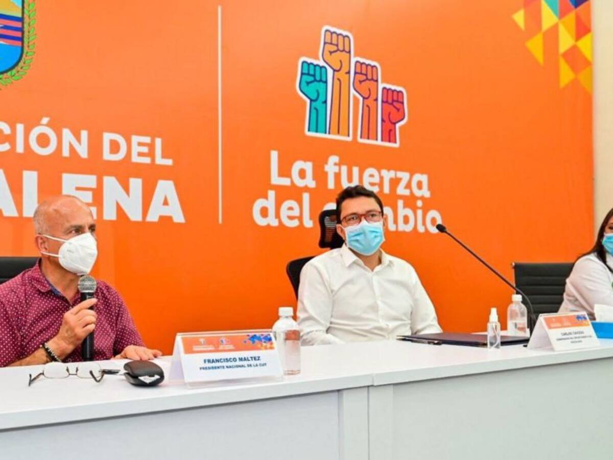 El Magdalena trabaja a favor de los trabajadores: Presidente de la CUT