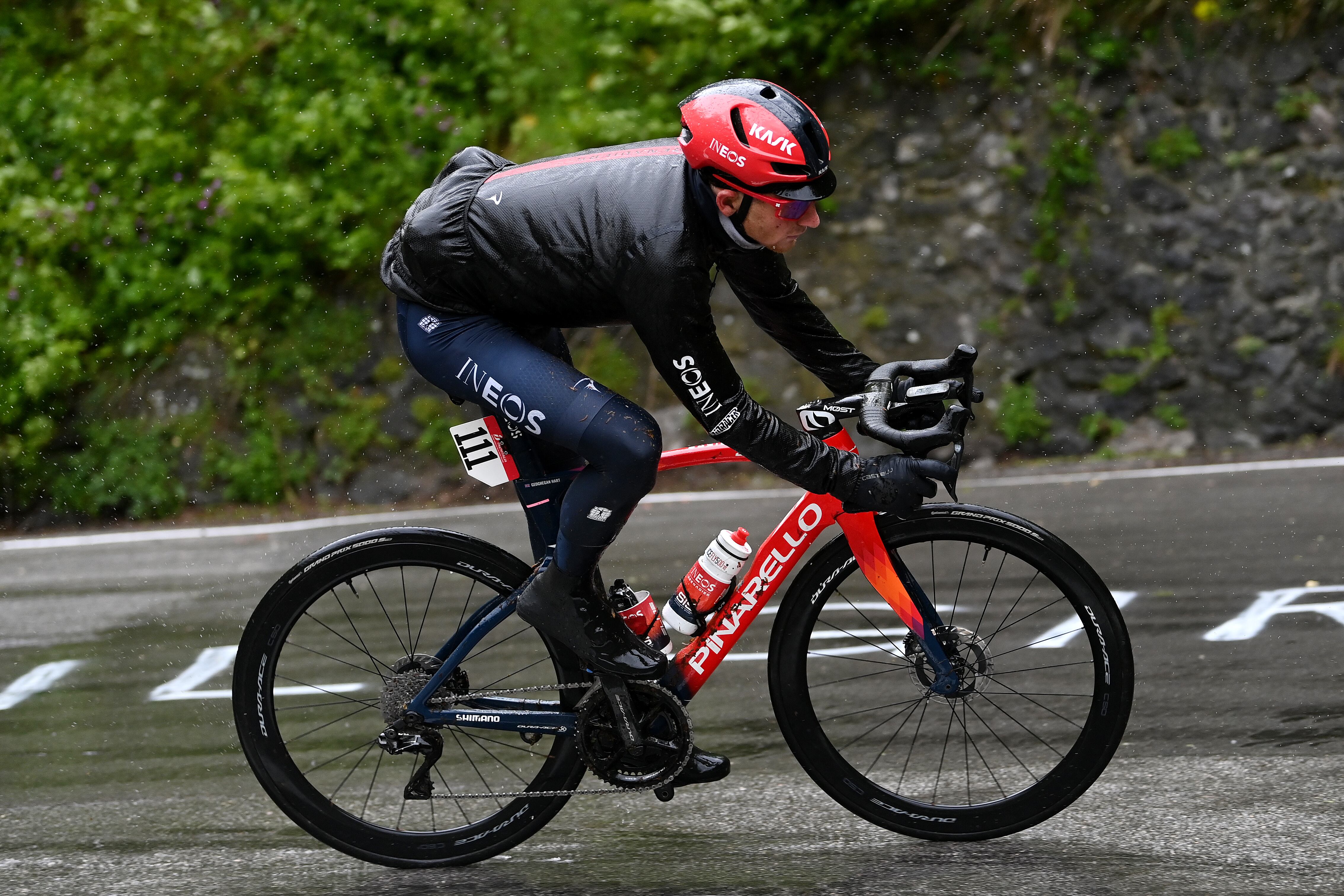 Tao Geoghegan Hart, ciclista británico que debió abandonar el Giro. (Photo by Tim de Waele/Getty Images)