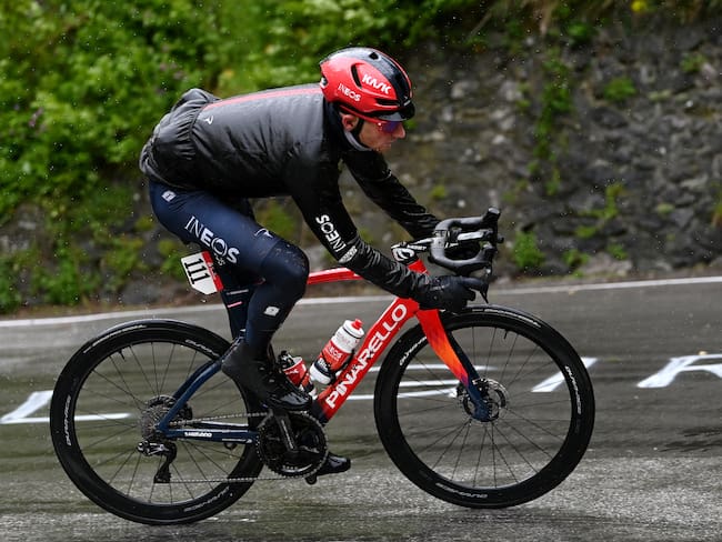 Tao Geoghegan Hart, ciclista británico que debió abandonar el Giro. (Photo by Tim de Waele/Getty Images)