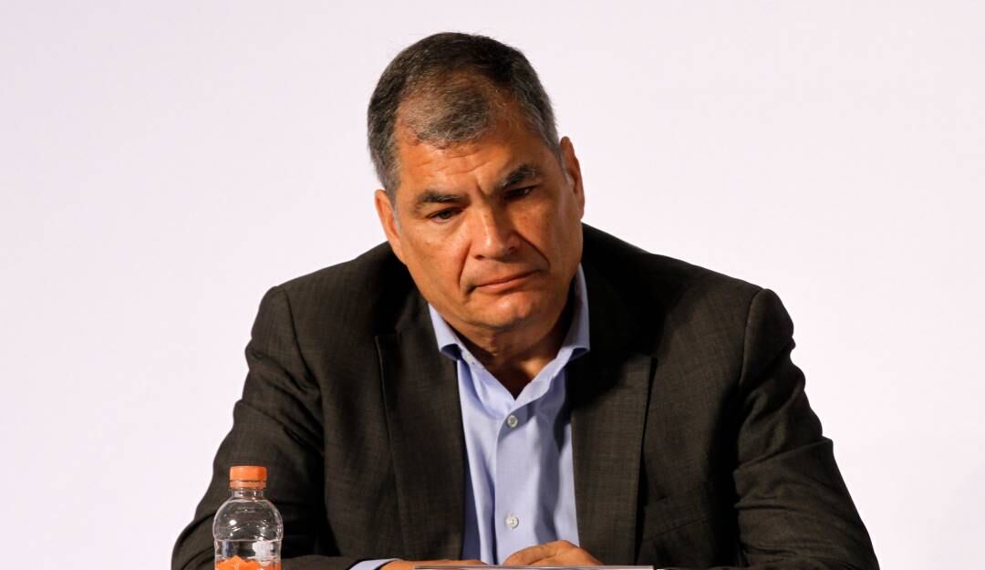El expresidente ecuatoriano, Rafael Correa.     Foto: Getty 